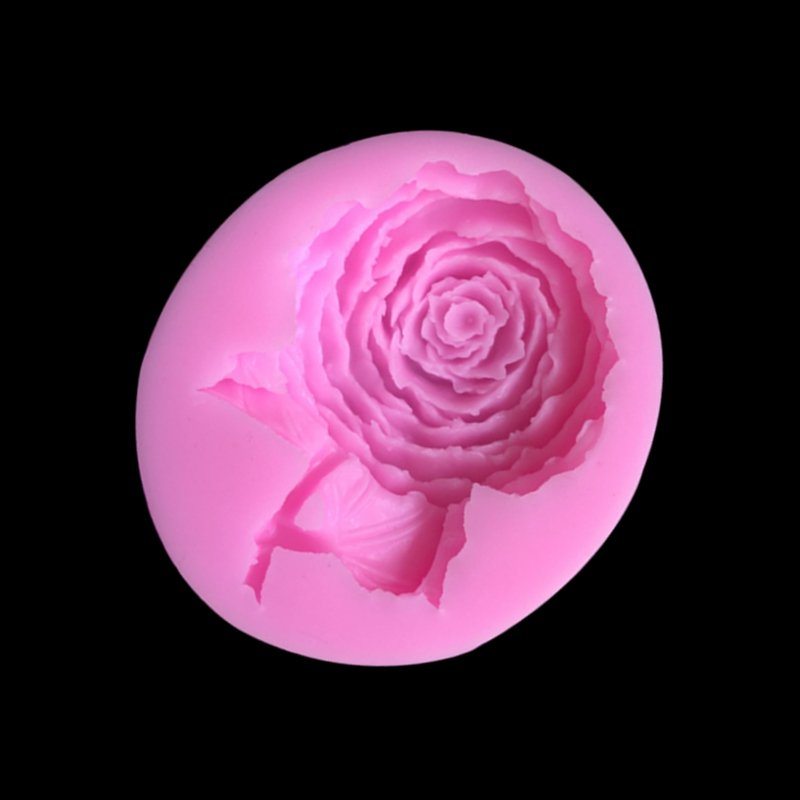 7.3 * 6.5 * 1.8 cm Forma Na Tortu Bouquet Rose Ball Silikónová