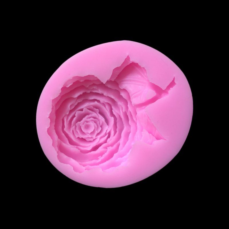 7.3 * 6.5 * 1.8 cm Forma Na Tortu Bouquet Rose Ball Silikónová