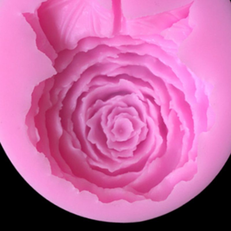 7.3 * 6.5 * 1.8 cm Forma Na Tortu Bouquet Rose Ball Silikónová