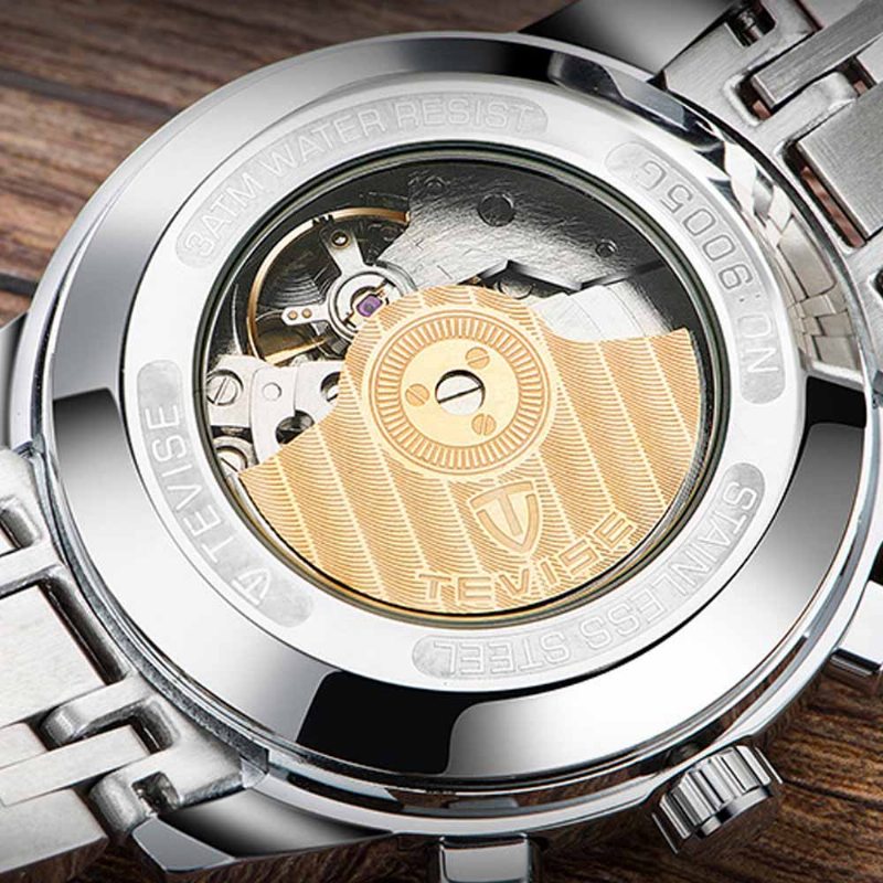 Pánske Mechanické Hodinky Tourbillon Businessman Náramkové Všetky Automatické