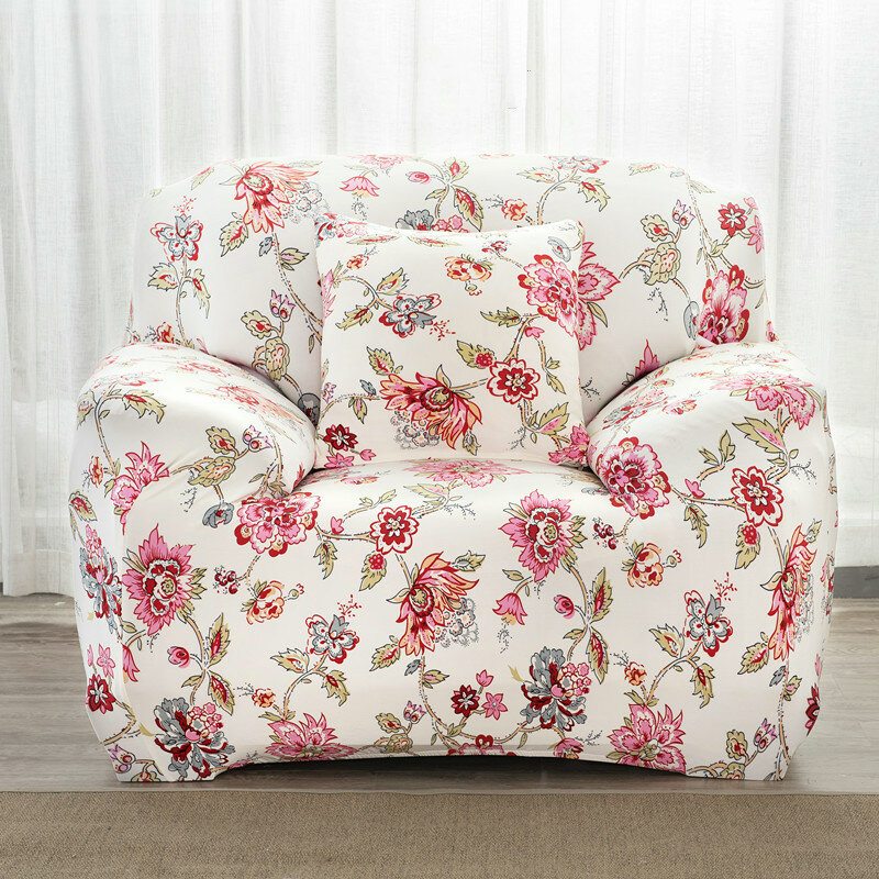 1-miestna Pohovka Slipcover Stretch Protector Mäkký Poťah Pohovky Možno Prať