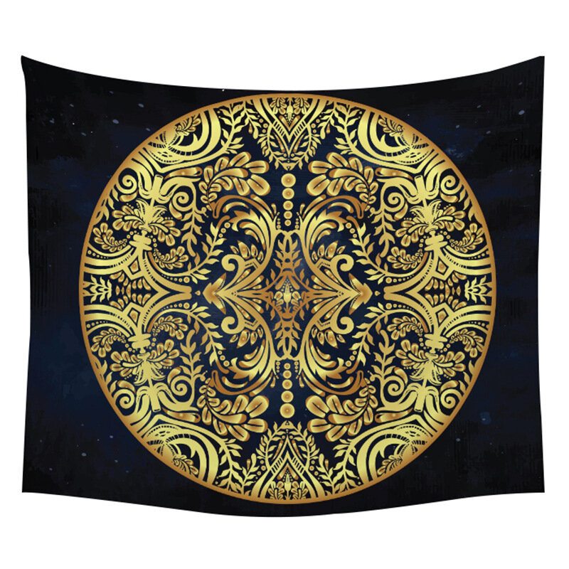 Bohémsky Indický Geometrický Mesiac Pozadia Tapestry Home Decor Painting Yoga Mat