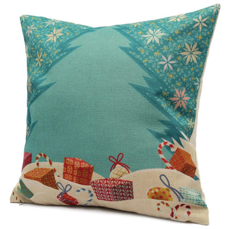 Obliečky Na Vankúše Zo Série Christmas Candy Home Sofa Square Cushion Cover