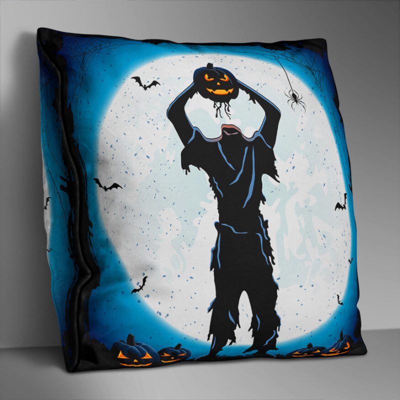 Obojstranne Potlačený Polyesterový Halloweensky Poťah Na Vankúš Domáca Pohovka Soft Throw Obliečka Na Art Decor