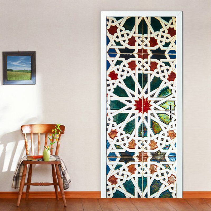 200x77cm 3d Kaleidoskopové Schody Pvc Samolepiace Samolepky Na Stenu Nástenná Maľba Do Obývačky