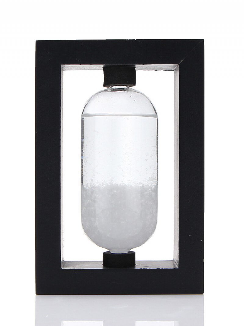 Kreatívny Tvar Kvapky Vody Storm Glass S Rámcovým Novým Domácim Dekorom