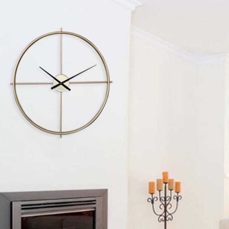 Kruhové Nástenné Hodiny Quartz - Minimalistické S Moderným Dizajnom