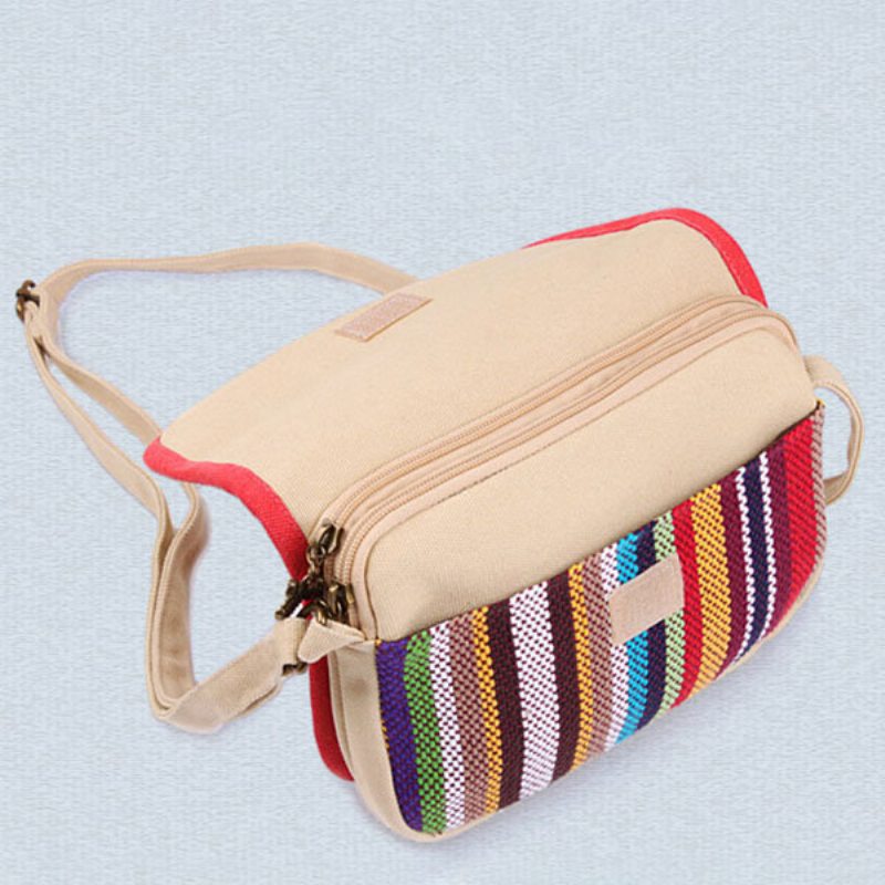 Dámska Canvas National Mini Crossbody Kabelka Messenger Bag