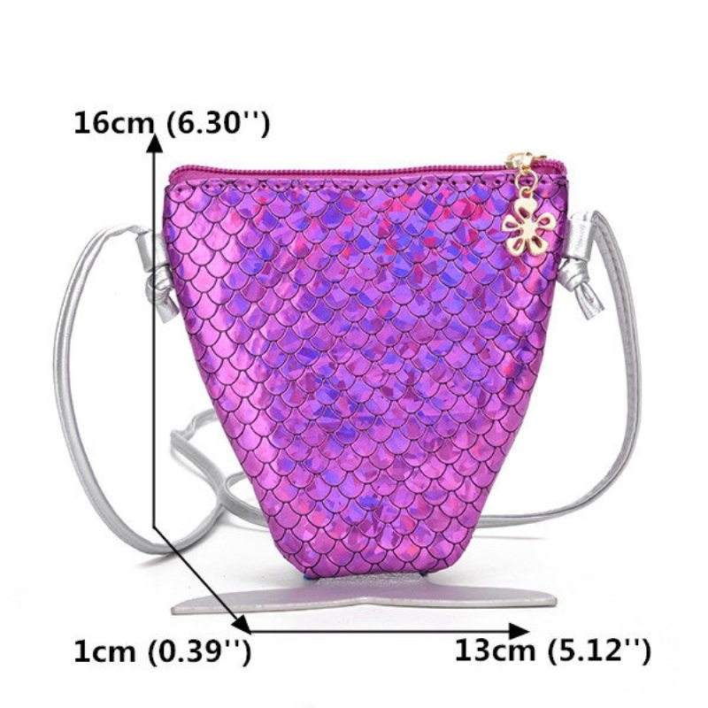 Dámska Crossbody Kabelka S Flitrami Mermaid Laser