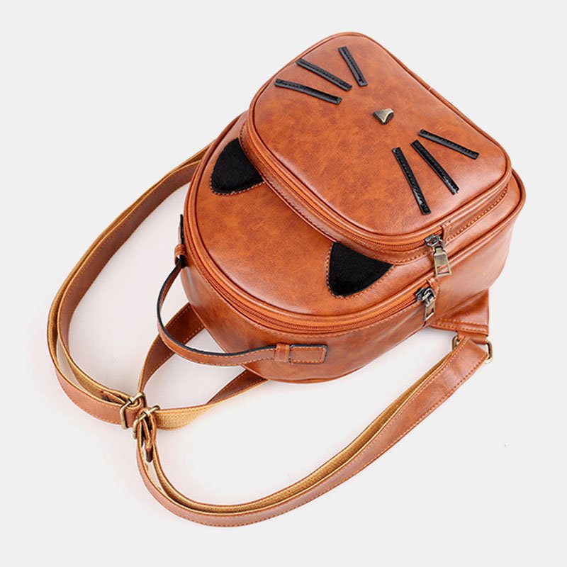 Dámska Crossbody Kabelka So Vzorom Mačky