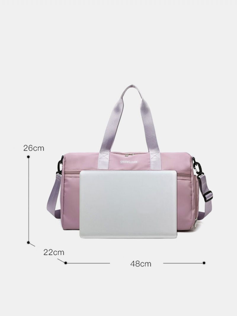 Dámska Nylonová Ležérna Veľkokapacitná Multifunkčná Cestovná Taška Crossbody