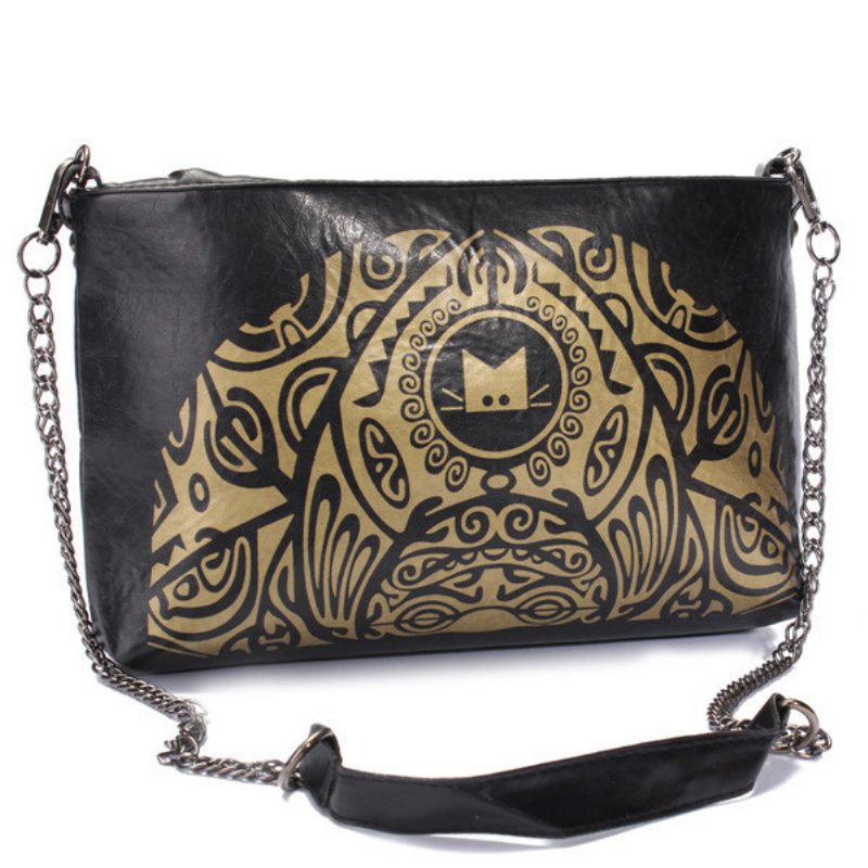 Dámske Kabelky Vintage Cat Casual Crossbody Elegantné Retro Tašky Cez Rameno Na Voľný Čas