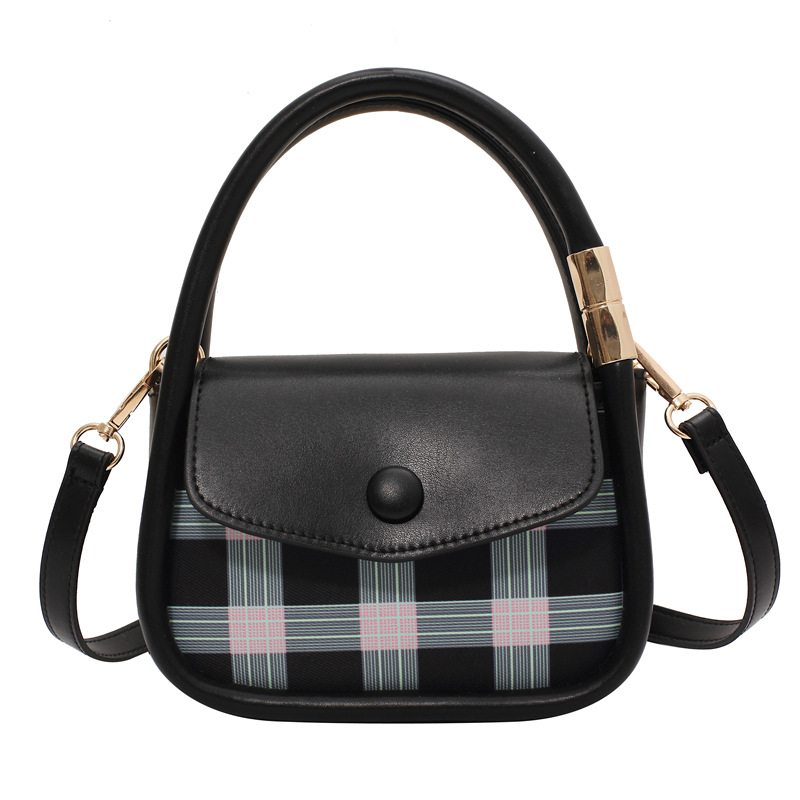 Dámsky Letný Trend V Móde Small Square Bag French Niche Lattice All-match Messenger Bag