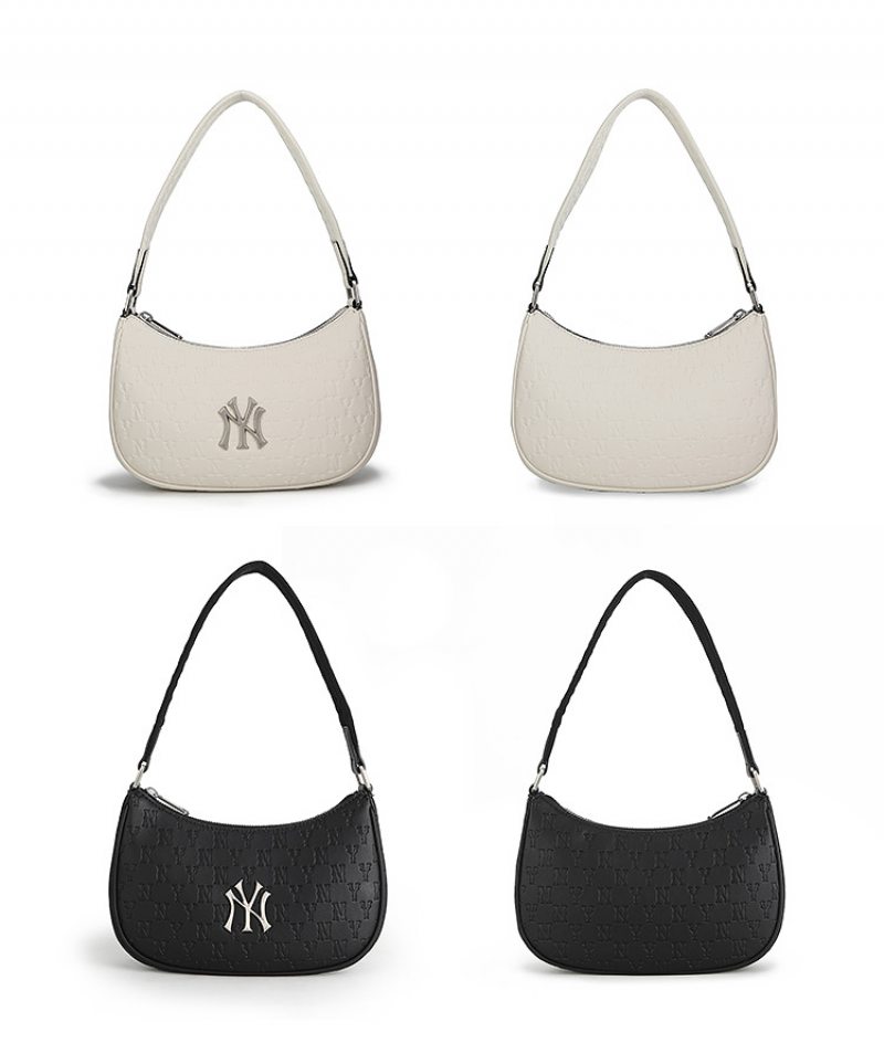 Mlb Underarm Bag Summer High-end Feeling Niche White Crescent Bag Kabelka Cez Rameno Malá Taška