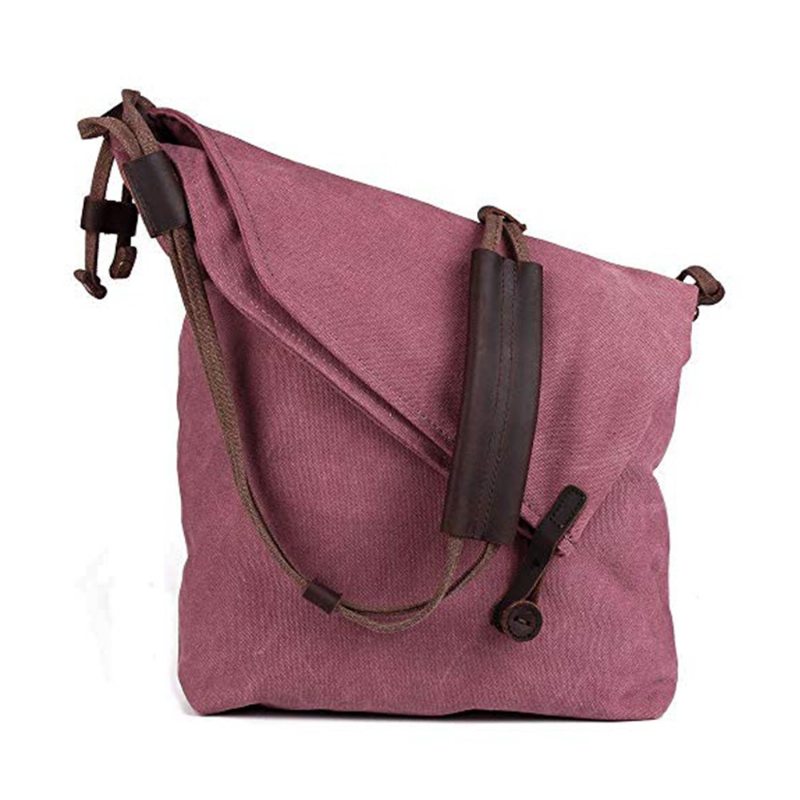 Nadrozmerná Ležérna Plátenná Crossbody Taška Messenger Unisex Retro Hobo Pre Mužov A Ženy