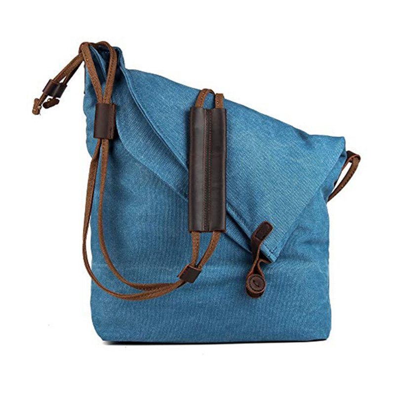 Nadrozmerná Ležérna Plátenná Crossbody Taška Messenger Unisex Retro Hobo Pre Mužov A Ženy