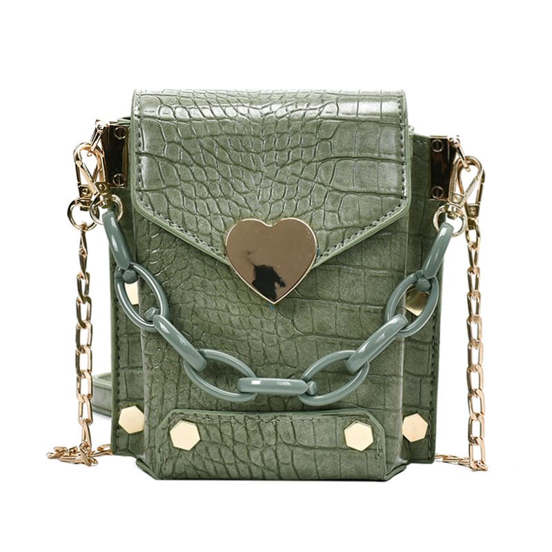 Personalizovaná Kabelka Chain Crossbody Crocodile Pattern Malá Štvorcová Taška Na Jedno Rameno Pre Ženy