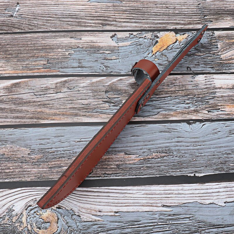 33 cm Kožené Puzdro Držiak Na Rezanie Šable Ochranný Kryt Cosplay Kostým Outdoor Leather Craft Tool