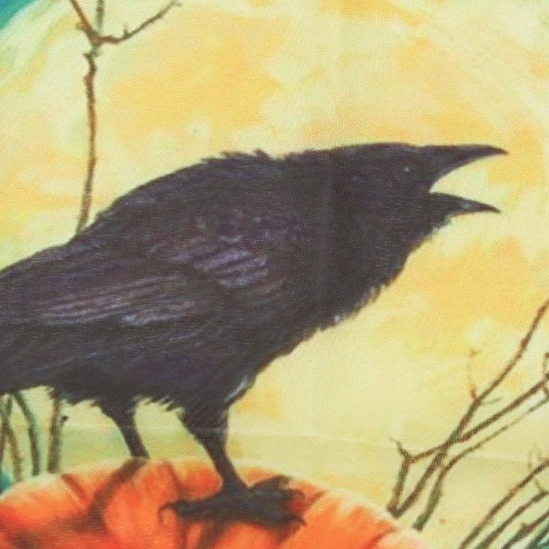 Cawwed Garden Flag Halloween Bats Full Moon Crows