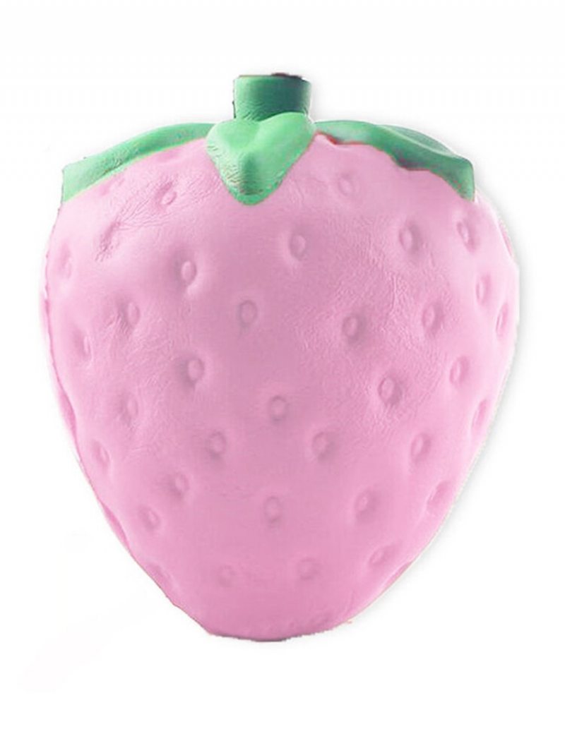 11.5 X 9.5 cm Kawaii Squishy Strawberry Mäkké Telefón Tašky Na Kľúče Popruhy Pomalé Stúpanie