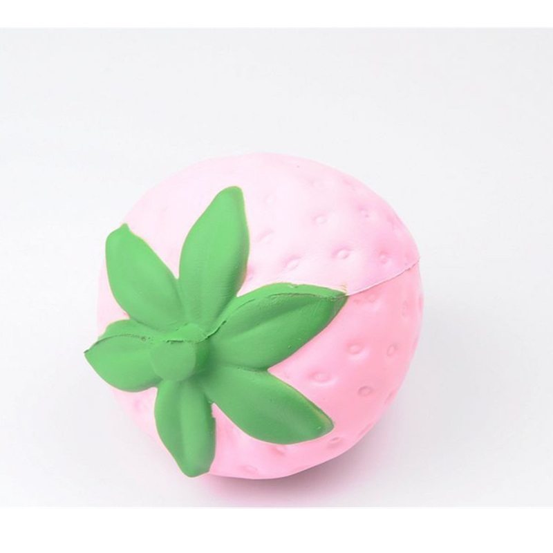 11.5 X 9.5 cm Kawaii Squishy Strawberry Mäkké Telefón Tašky Na Kľúče Popruhy Pomalé Stúpanie