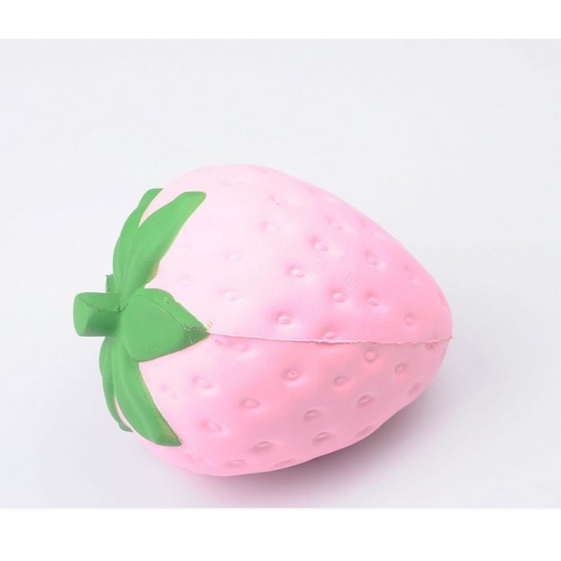 11.5 X 9.5 cm Kawaii Squishy Strawberry Mäkké Telefón Tašky Na Kľúče Popruhy Pomalé Stúpanie