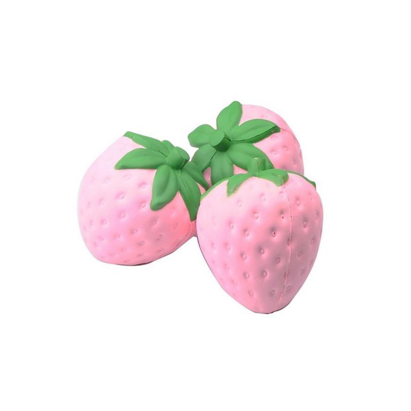 11.5 X 9.5 cm Kawaii Squishy Strawberry Mäkké Telefón Tašky Na Kľúče Popruhy Pomalé Stúpanie