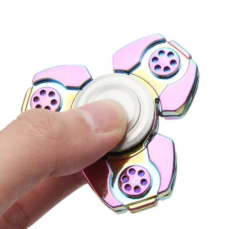 Ecubee Edc Fidget Spinner Hand Finger Miniaplikácia Na Zníženie Stresu 3 Farby