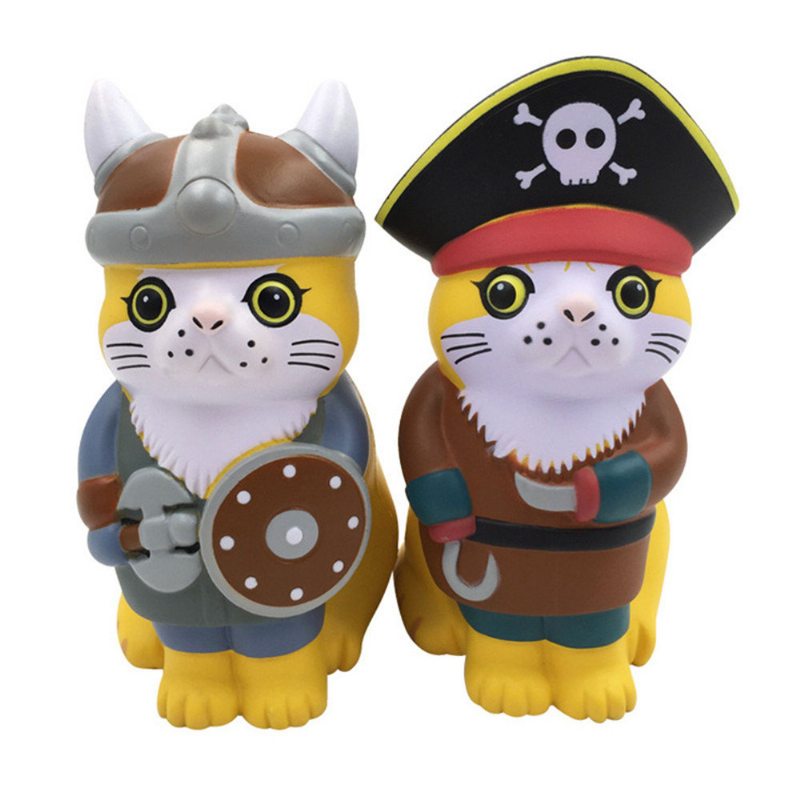 Viking Pirate Cat Squishy S Obalom